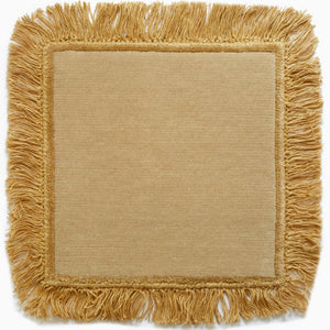 Fancy Fringe Linen Ochre Rug