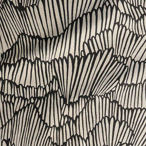 Flashdance Black & Tan Fabric