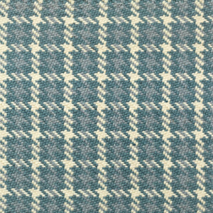 Glasgow Plaid Blue and Ivory Rug