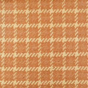 Glasgow Plaid Coral and Beige Rug