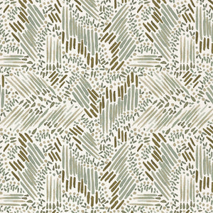 Happy Happy Sage Fabric