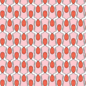 Happy People Pink Wallpaper