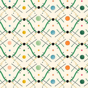 Improvisation No 1 Green Wallpaper