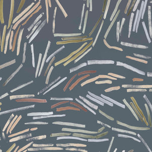 Linea Pewter Wallpaper