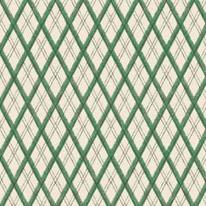 Little Lattice Green Fabric