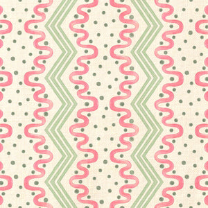 Madame Ziggle Green & Pink Fabric