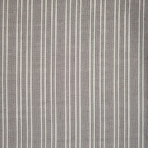Needlepoint Stripe Charcoal Fabric
