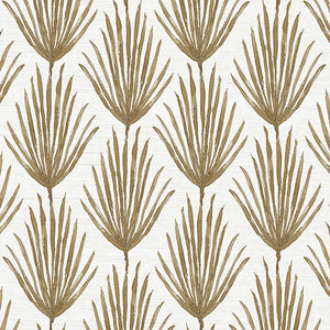Palm Parade Burlap Grasscloth Wallpaper