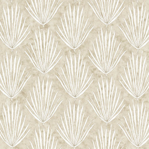Palm Parade Relief Bone Fabric