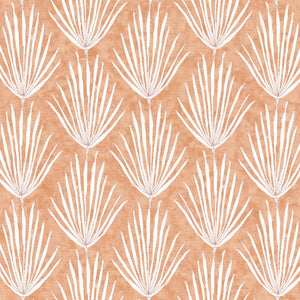 Palm Parade Relief Peach Fabric