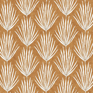 Palm Parade Relief Terracotta Fabric