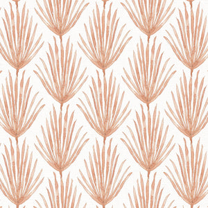 Palm Parade Peach Fabric