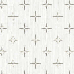 Petite Cross + Dot Smokey Grasscloth Wallpaper