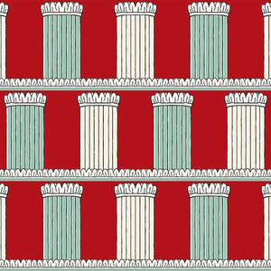 Pillars Red Wallpaper