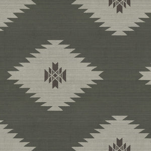 Sawtooth Valley Flintstones Grasscloth Wallpaper