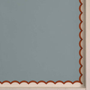 Scallops Brown Wallpaper Border