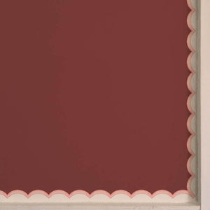 Scallops Pink Wallpaper Border