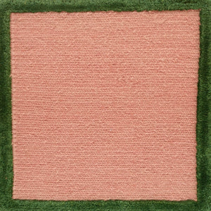 Soumak Border Square Lilypad Rug