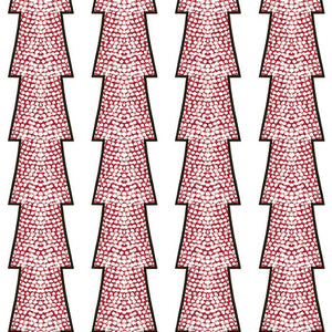 Spot & Arrow Red Wallpaper