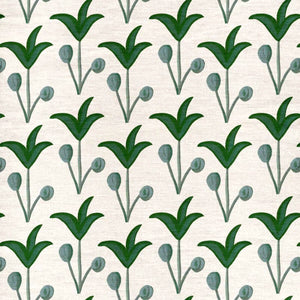 Spring Rhythm Green Fabric