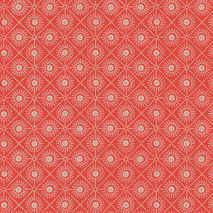 Sunburst Cranberry Wallpaper