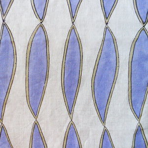 Sylvie Purple Linen Fabric