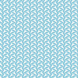 Tiny Tulips Blue Wallpaper