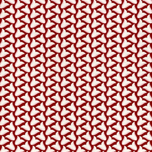 Tiny Tulips Burgundy Fabric