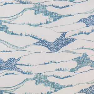 Toile De Terrain Lake Paper Backed Linen Wallpaper