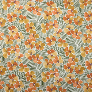 Tropics Yellow Ochre Fabric