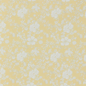 Watercolor Floral Buttermilk Wallpaper