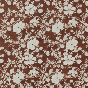 Watercolor Floral Espresso Wallpaper