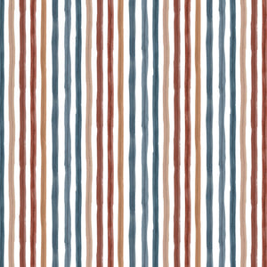 Wide Stripe Rusty Wallpaper