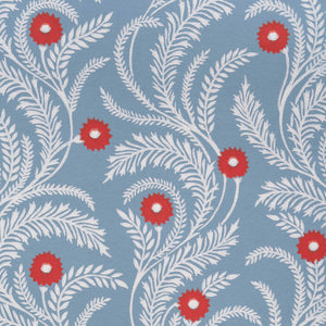 Wild Daisy Blue Wallpaper