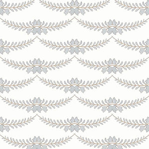 Wisteria Grey Wallpaper