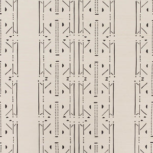 Akan Onyx Grasscloth Wallpaper