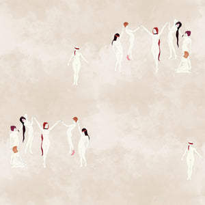 Coven Apricot Wallpaper