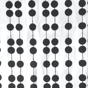 Domino Black Fabric
