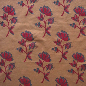 Flower Apricot Fabric
