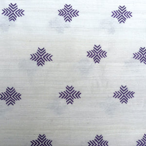 Hasina Purple Embroidered Fabric