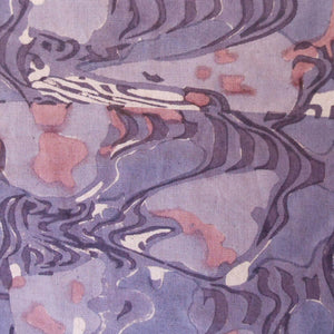 Lama Purple Linen Fabric