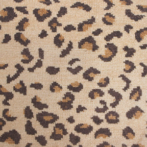 Lennie Leopard Mocha Rug