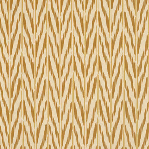 Painted Ikat Ochre Wallpaper