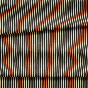 Painted Stripe Orange Noir Fabric
