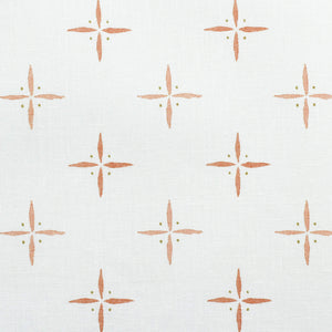 Petite Cross + Dot Peach Fabric