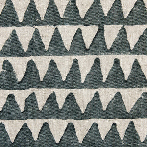 Pyramids Slate Fabric