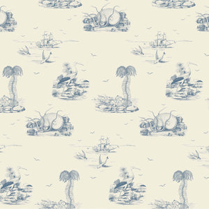 Sea Tales Indigo Eyes Wallpaper
