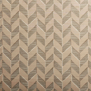 Sumba Umber/Natural Grasscloth Wallpaper