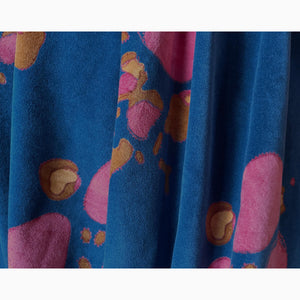 Alvin Blue Velvet Fabric