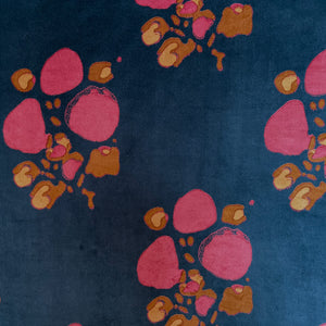 Alvin Blue Velvet Fabric